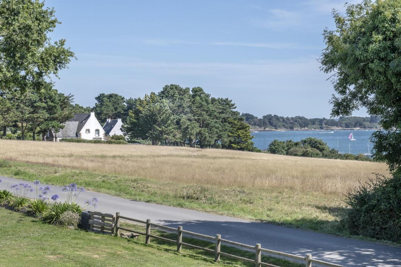 Maison Vue Mer Dans Le Golfe Du Morbihan Baden Exterior foto